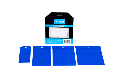 DİZAYN PLASTİK OTO SPATULA 4 PARÇA 191